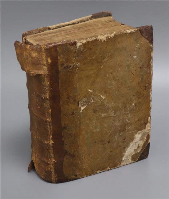 The King James Bible, Containing the Old Testament and the New, Bonham Norton & John Bill, London 1625 (damage)